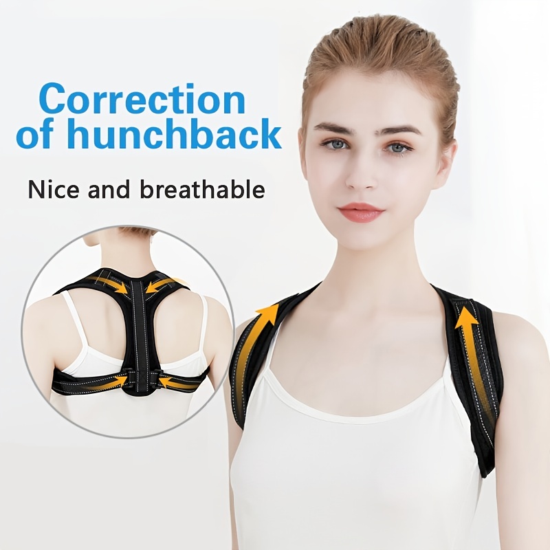 order A Size ) Back Brace Posture Corrector Women Men - Temu