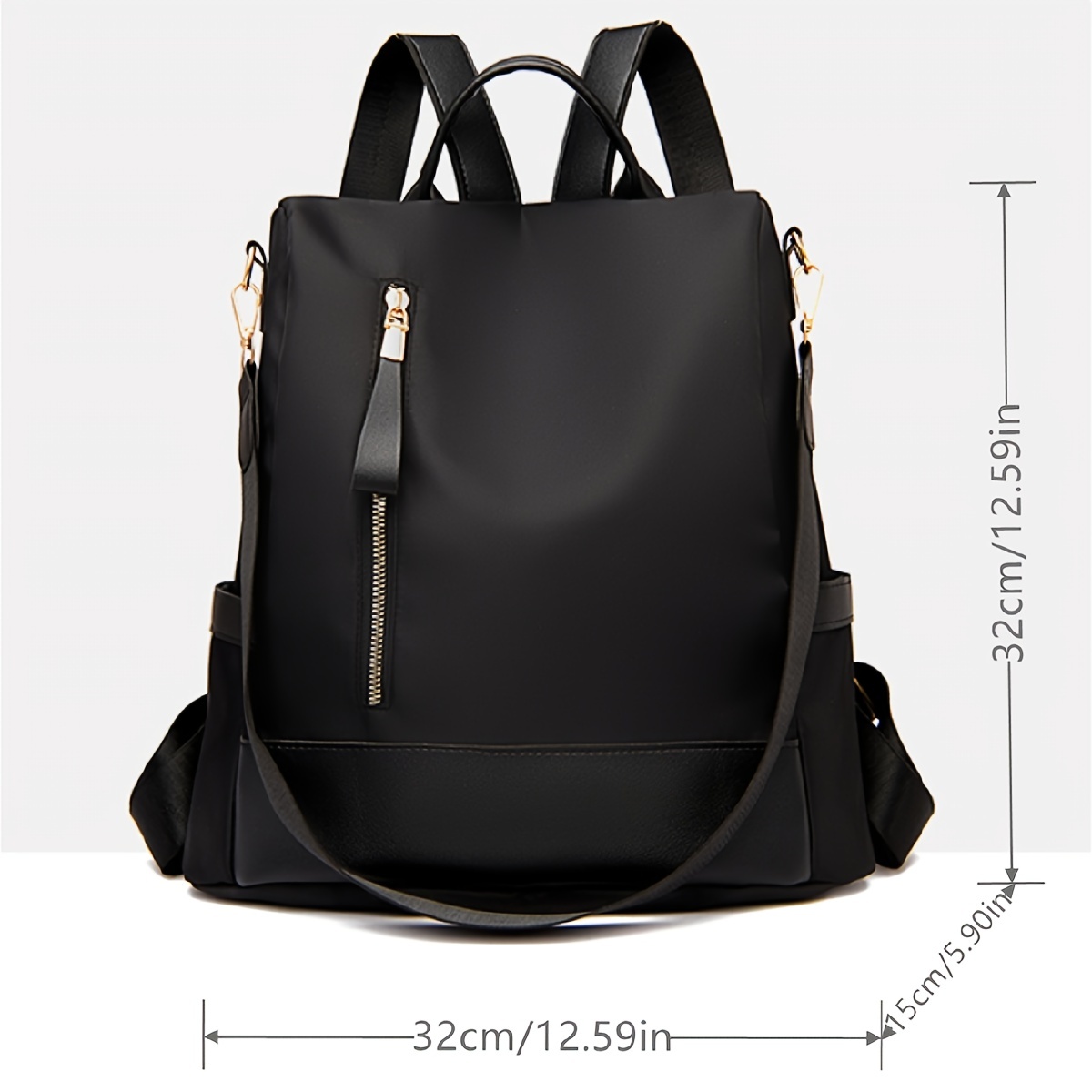 Tas backpack shoulder bag 2in1 with slingbag Bag Size :23x10x30Cm