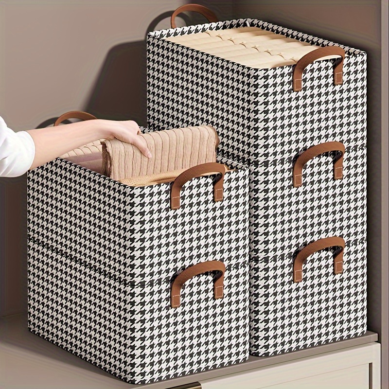 Wardrobe Clothes Storage Box Foldable Versatile Container - Temu