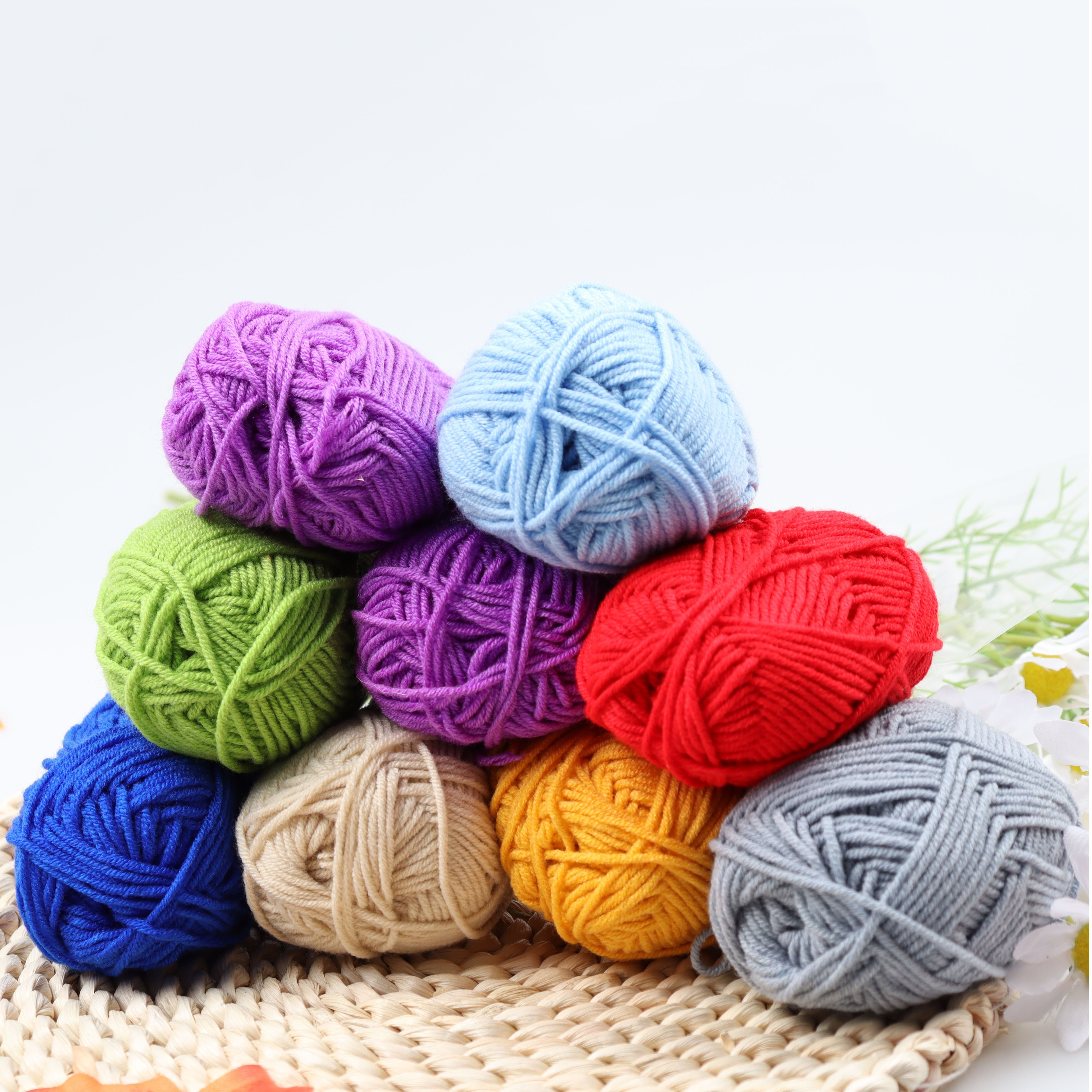 Combed Cotton Wool Soft Comfortable Yarn For Crocheting And - Temu