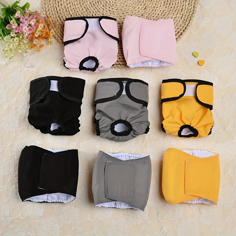 adjustable washable pet diaper for cats and dogs reusable and physiological panties for wetness control