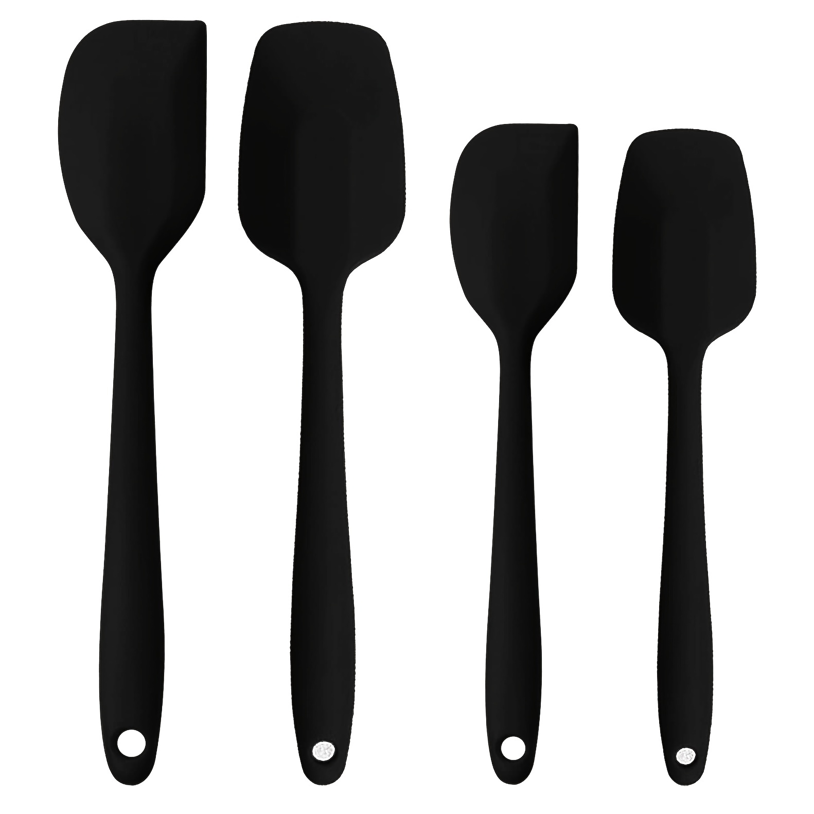 Set Of 6 Silicone Spatulas, , Heat Resistant And Non-stick Rubber Spatulas,  Seamless One-piece Design With Stainless Steel Core, Kitchen Utensils For  Cooking, Baking And Mixing
