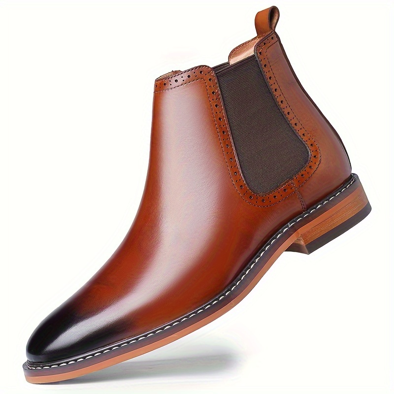 Men's Vintage Retro Chelsea Boots, Shoes For Winter - Temu