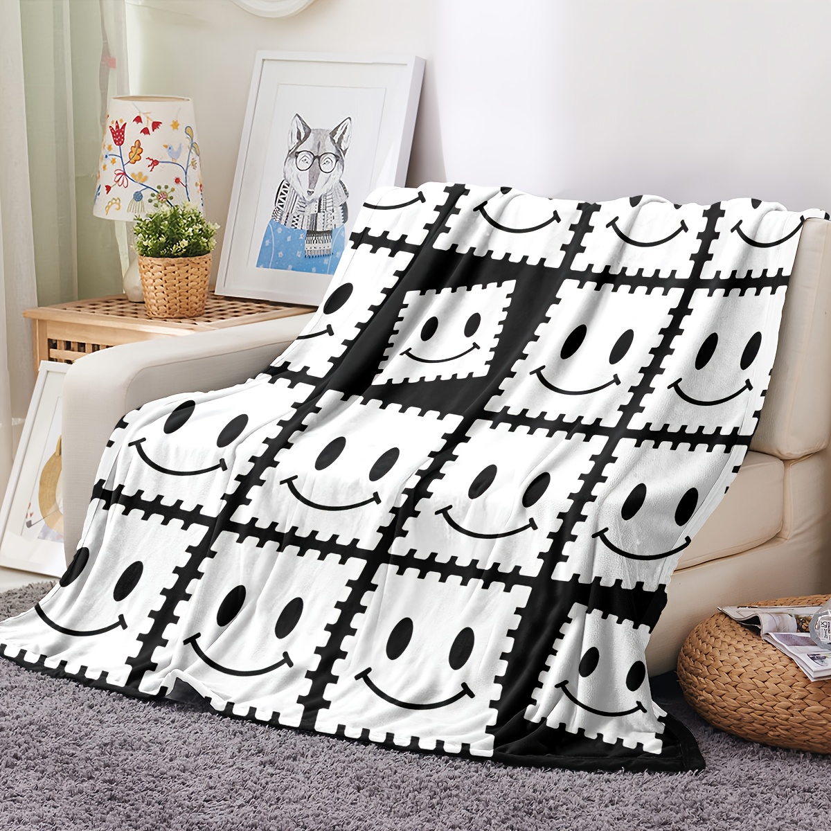 Printed Throw Blanket Best Birthday Gift For Women - Temu