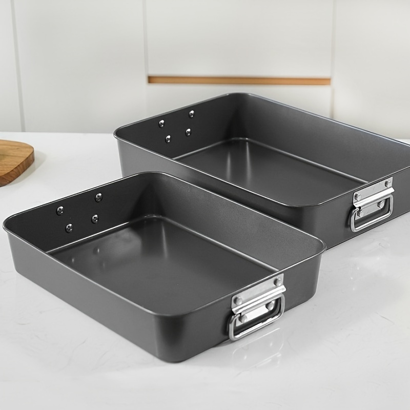 Stainless Steel Baking Sheet Deep Baking Pan With Handles - Temu