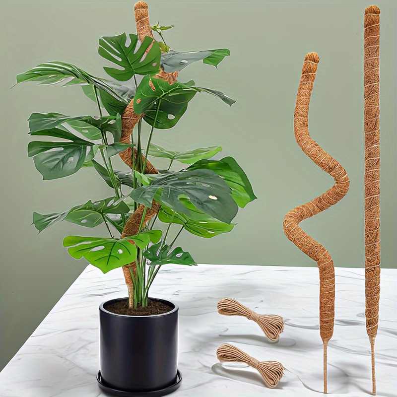 1 Stück, Pflanzenmoos-Kokosstange, Biegbare Pflanzen, Monstera