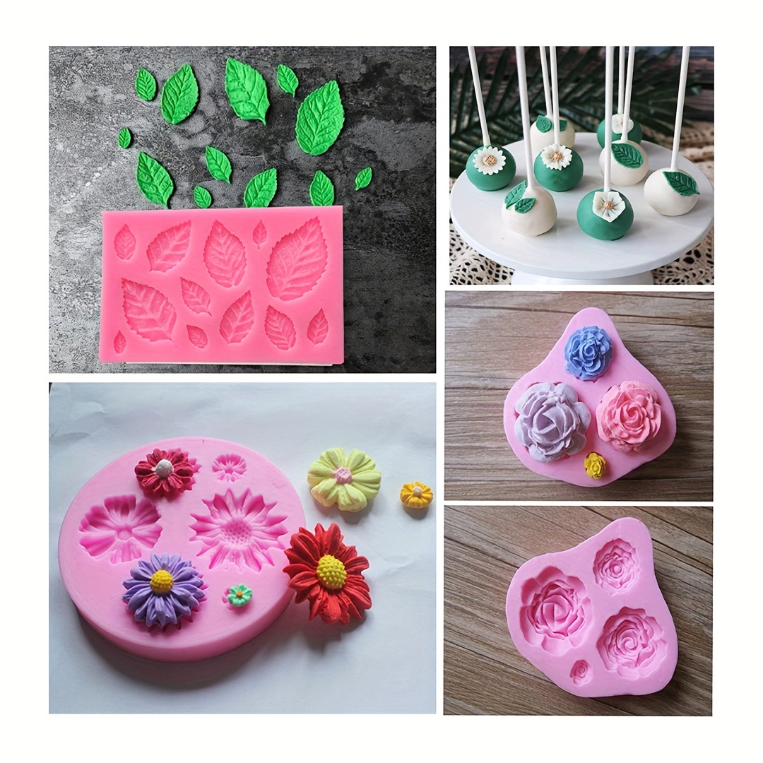Flower and Leaf Silicone Mold