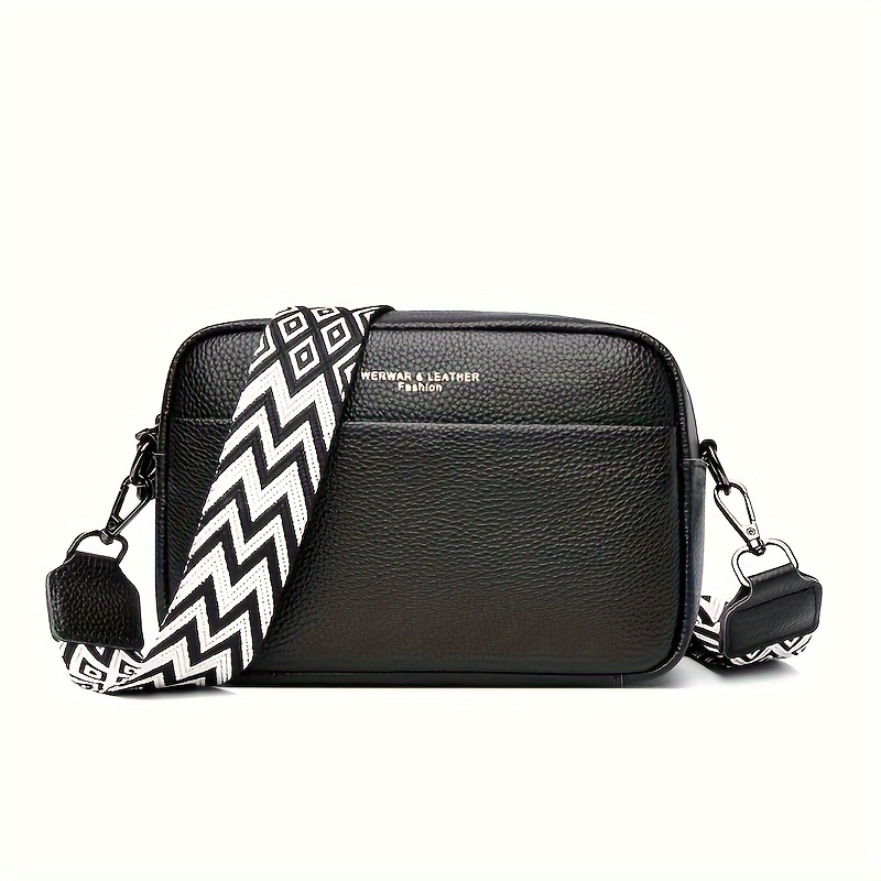 

Mini Fashion Crossbody Bag, Genuine Leather Shoulder Bag, Women's Casual Handbag & Purse