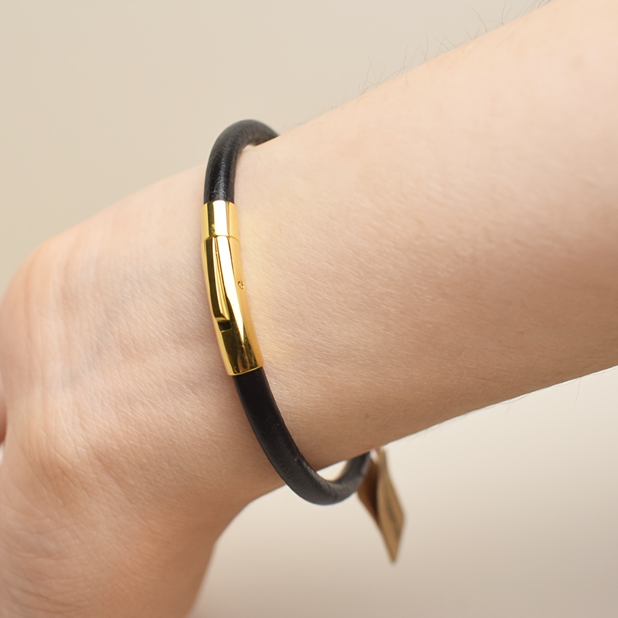 Women's Leather Bangle, Daily Wear Accessory Gift