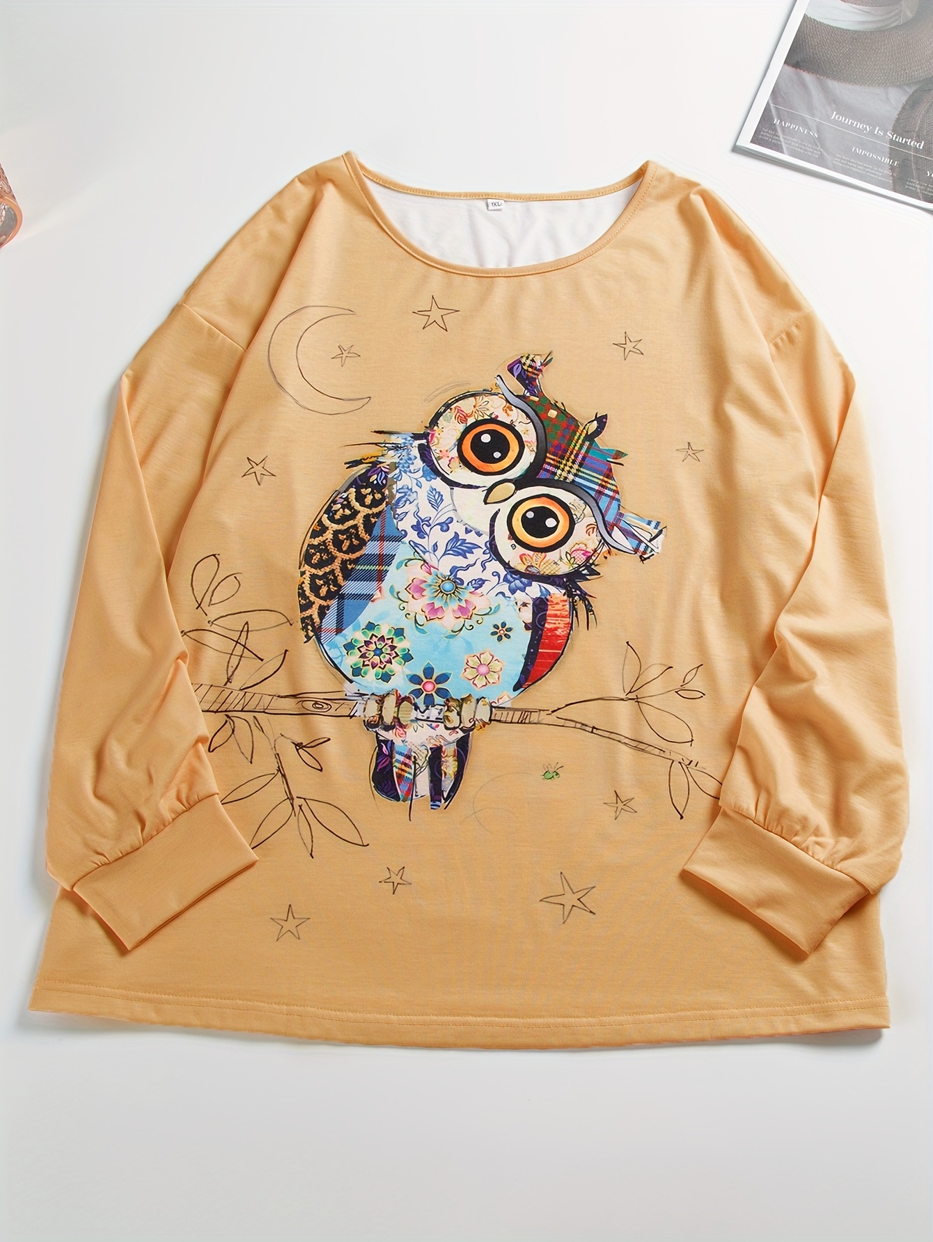 owl shirts plus size