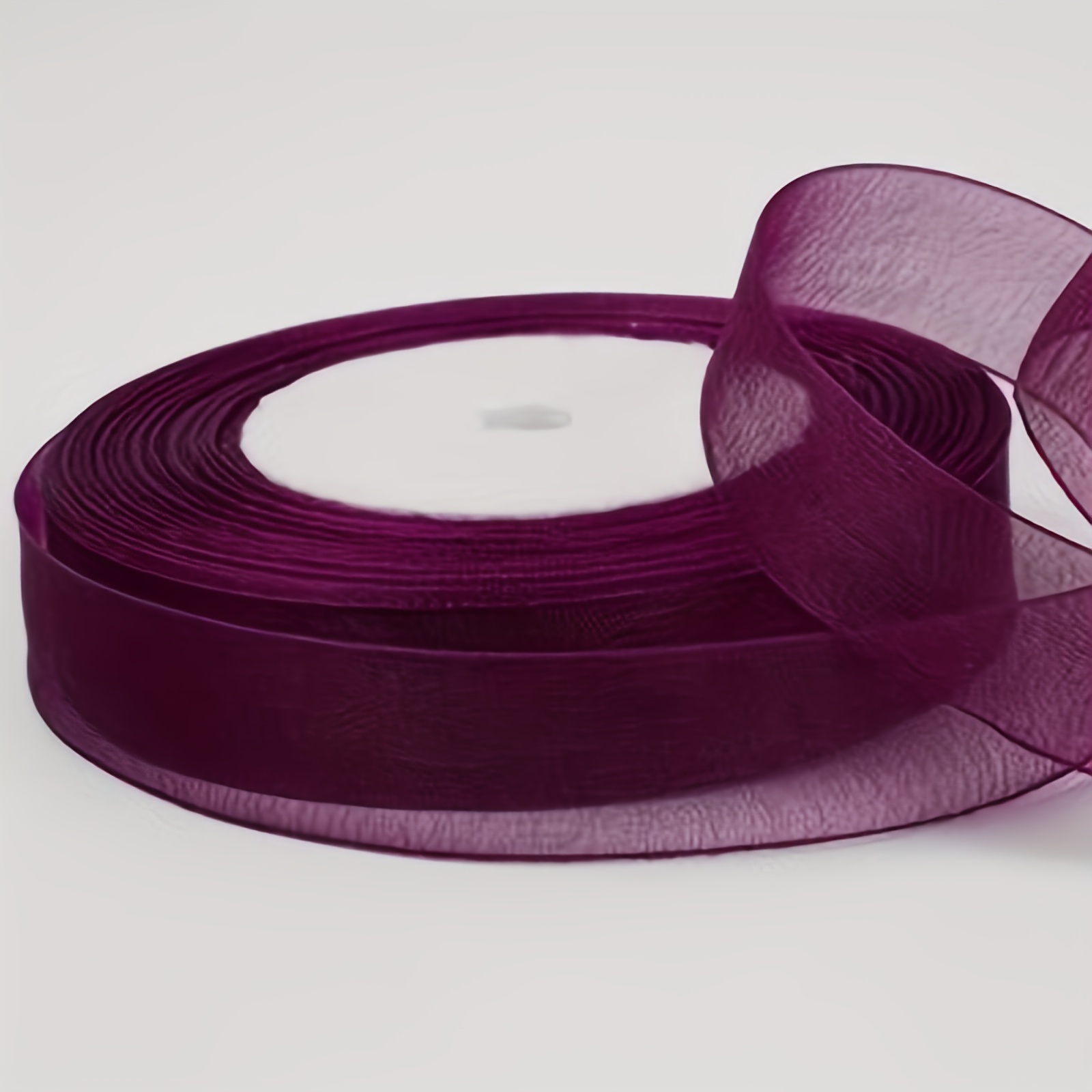 JAM Paper Velvet Ribbon, 1 1/2 Inches x 50 Yards, Burgundy, 1/Pack