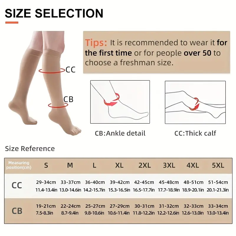 Compression Socks 20-30 mmhg Varicose Veins Socks Medical
