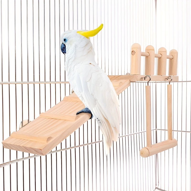 Parrot Standing Climbing Toy Bird Rope Perch Bird Swing Cage - Temu