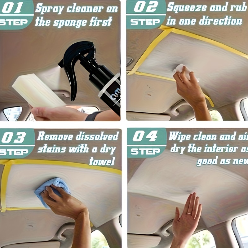 Car Ceiling Textile Cleaning Roof Interior Multifunctional - Temu