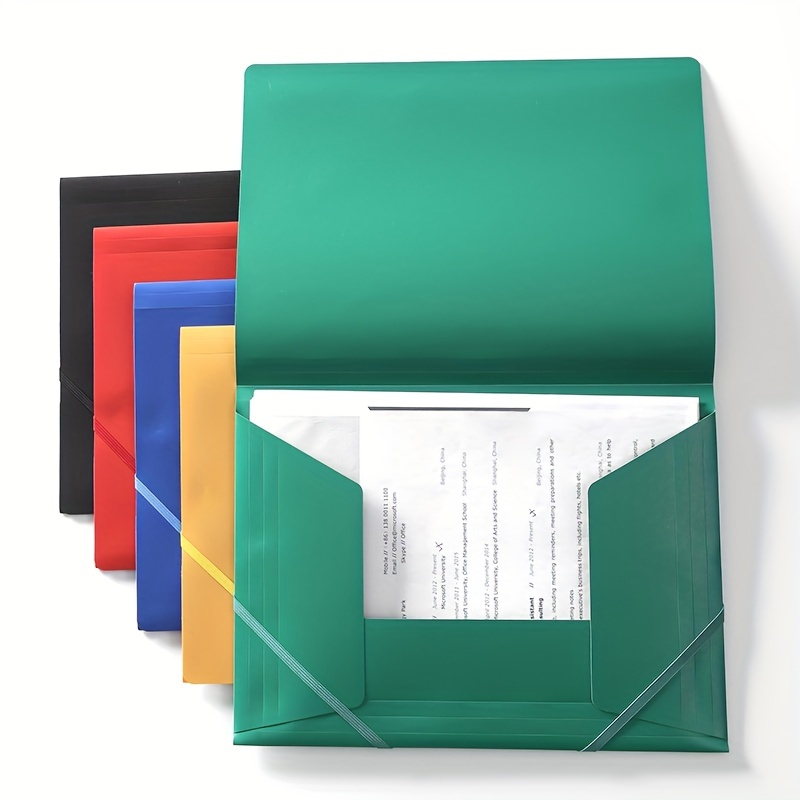10 Uds. Cadena de papel Kraft portafolio organizador de documentos a4  sobres kraft sobres 9x12 curriculum vitae almacenamiento almacenamiento  titular