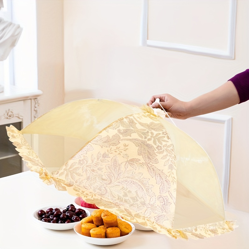 Food Cover Hollow Out Food Cover Kitchen Dustproof Food - Temu