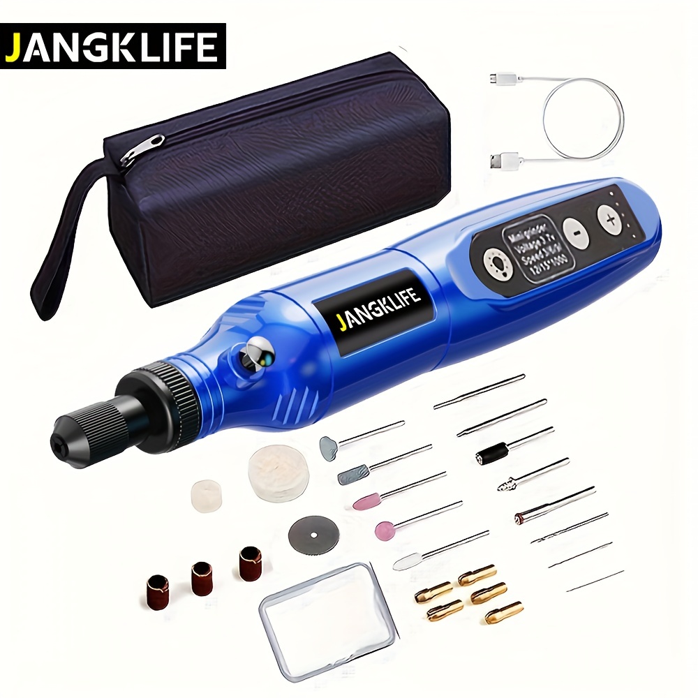 Mini Drill, Rotary Tool Kit With Rotary Tool Accessories & Flex Shaft, 3  Variable Speed Rotary Multi-tool For Crafting Diy Project, - Temu