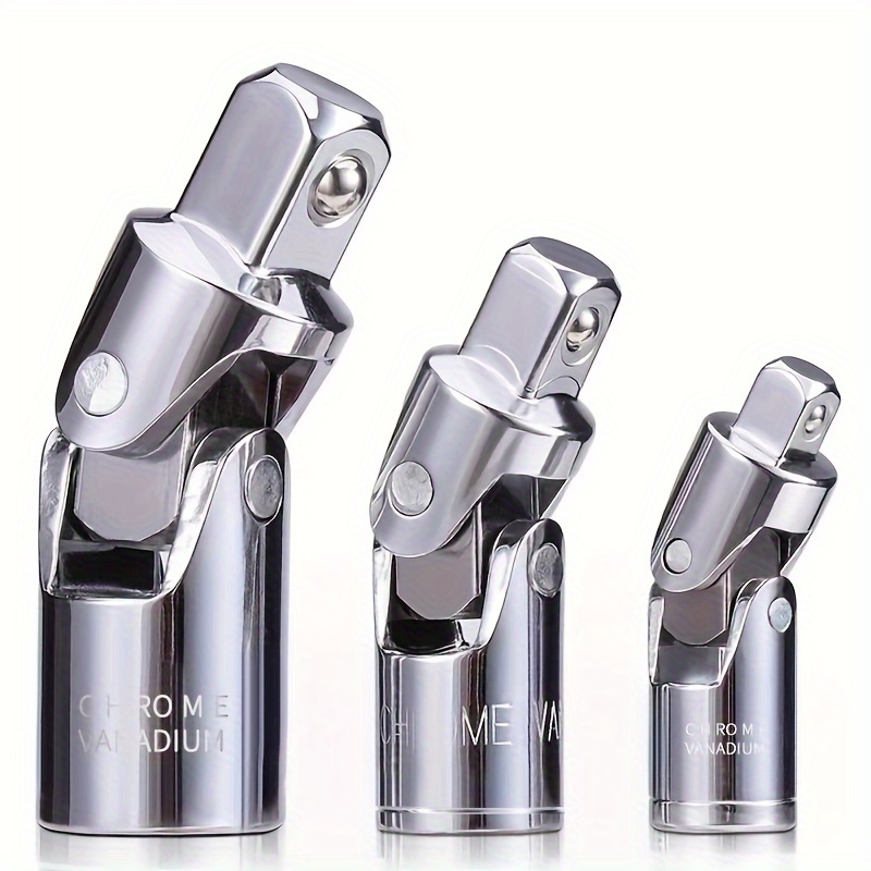 2pcs Universal Socket - 7-19mm Clé à douille universelle, Chrome Vanadium