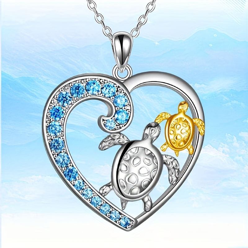 Sea Turtle Animal Necklace Men's & Women's Pendant