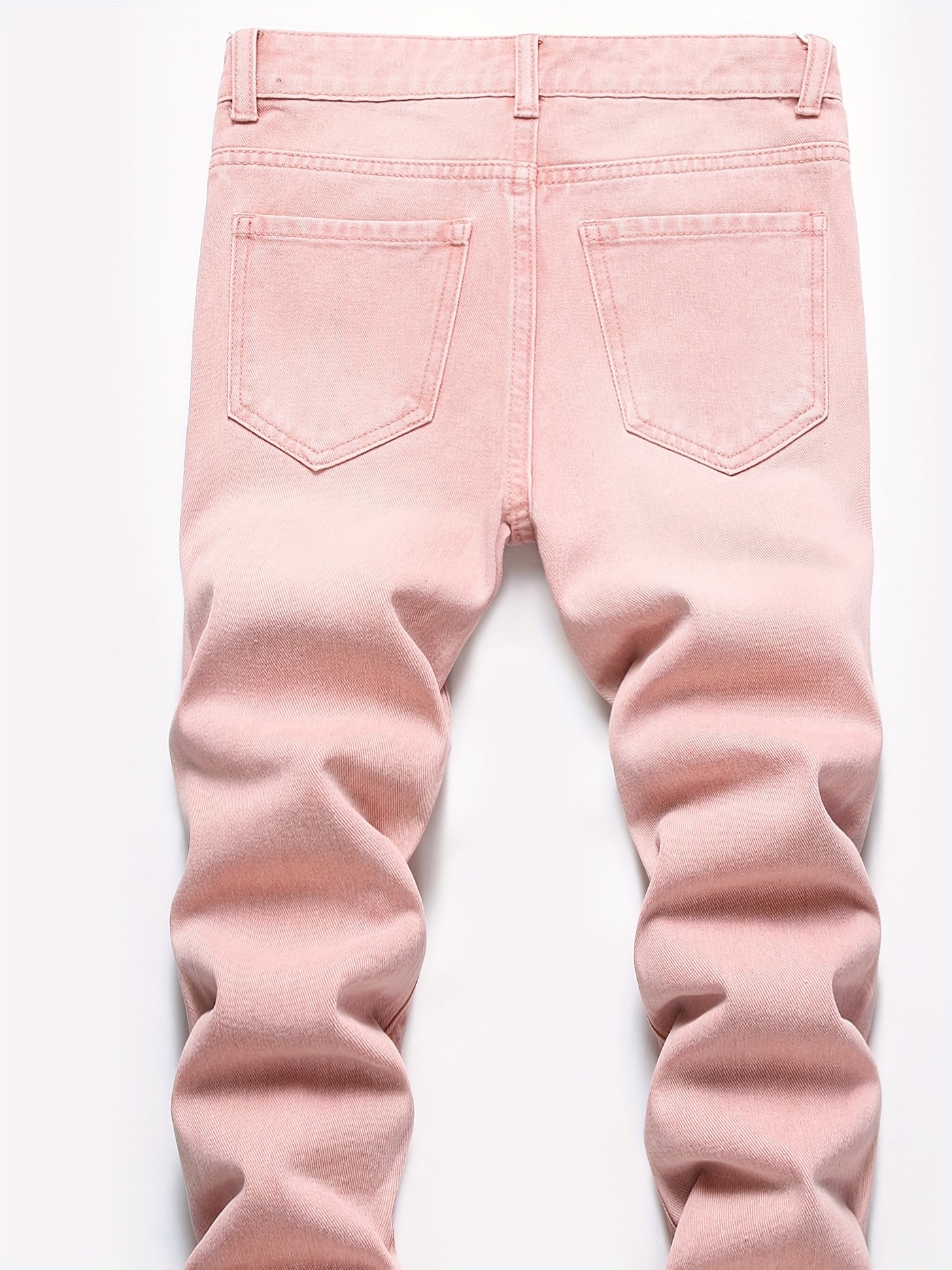 Mens pink best sale ripped jeans