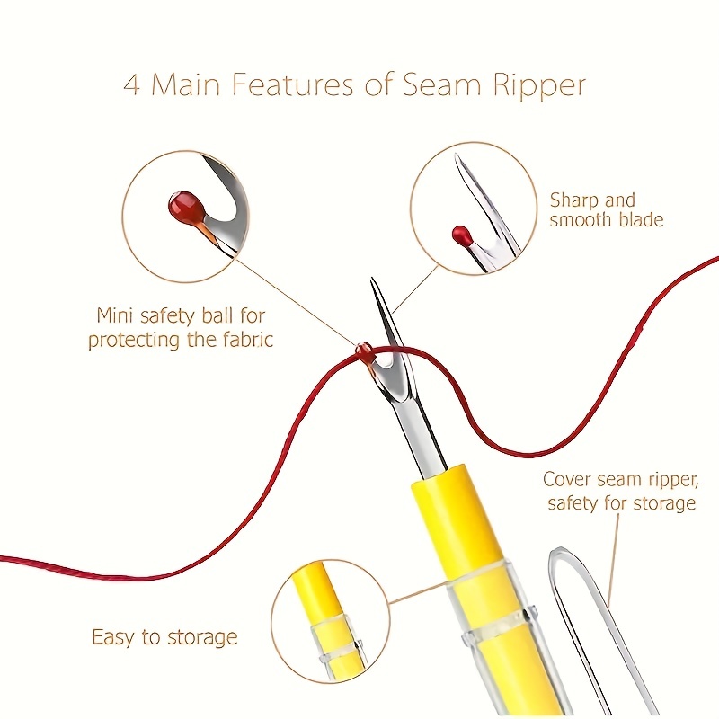 Sewing Seam Rippers Handy Stitch Rippers For Sewing/crafting - Temu