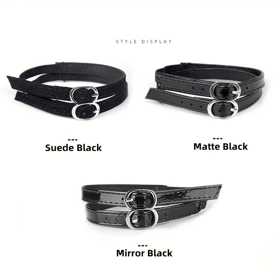 2pcs Leather Metal D-shaped Ring Anti-Wear Buckle For Protection