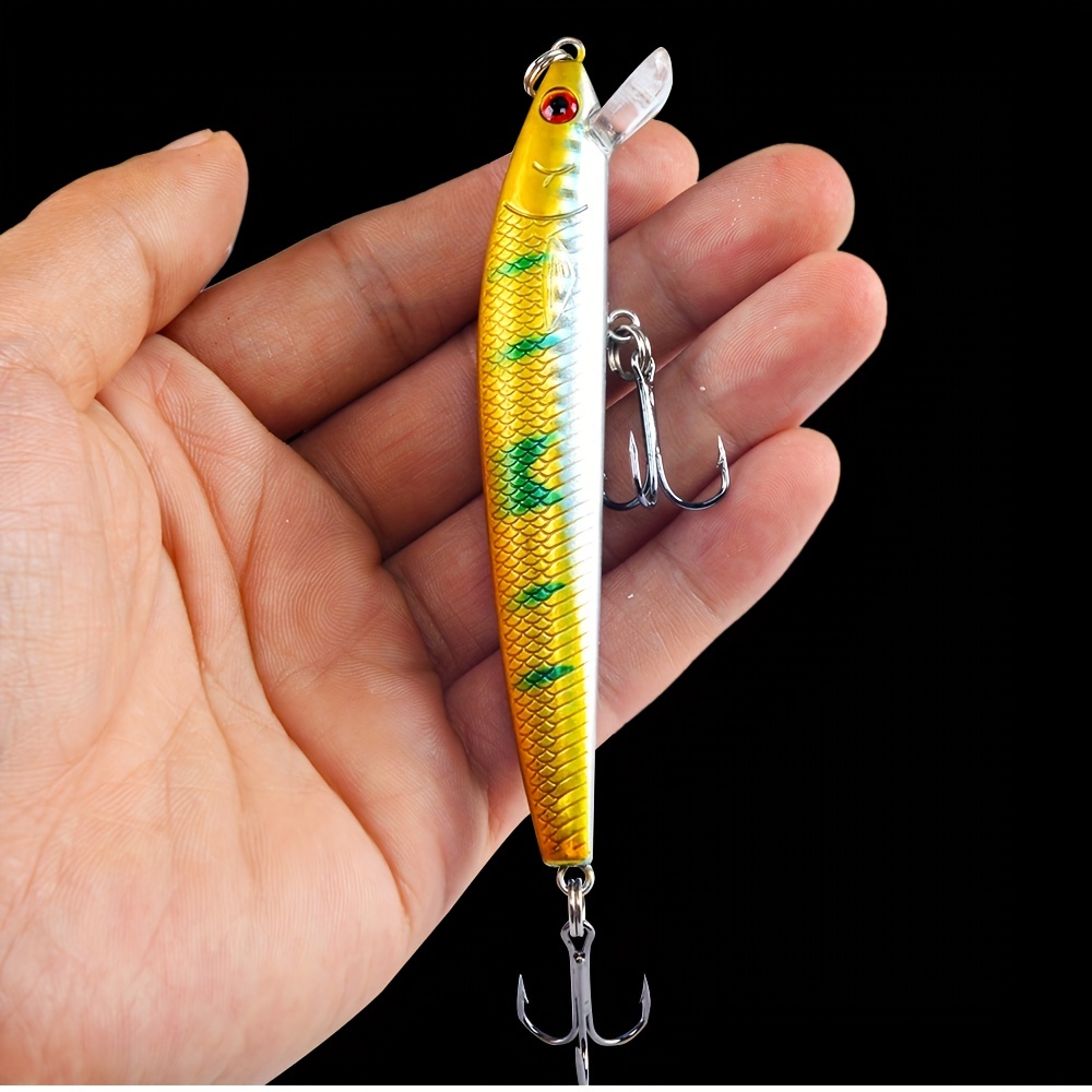 Minnow Fishing Lures Hard Bait Plastic Artificial Baits - Temu