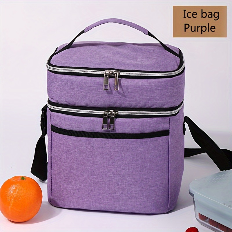 Portable Insulated Bento Bag, Large Capacity for Outdoor Picnic