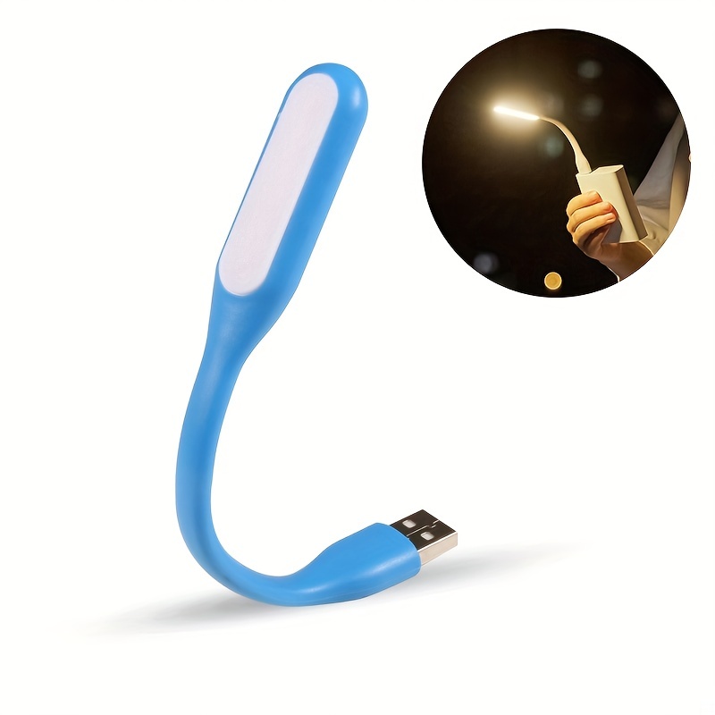 Toys4Boys Luce da Lettura per Libro USB LED, Lampada da Lettura