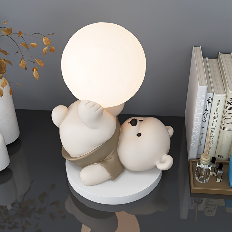 1pc Cute Cartoon Bear Night Light - Perfect Entryway Entrance Ornament and Birthday Gift for Home Room Decor