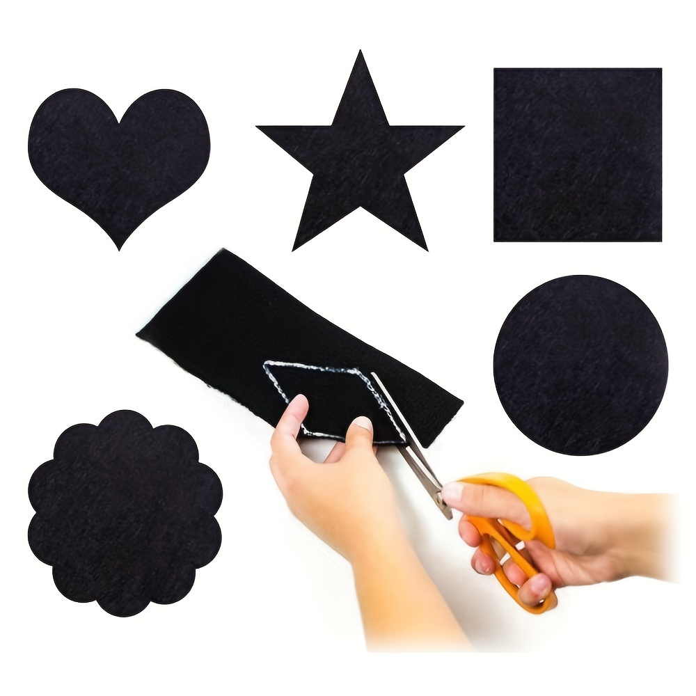 Self Adhesive Felt Fabric for Crafts Black Velvet Fabric Roll Soft Drawer  Liners