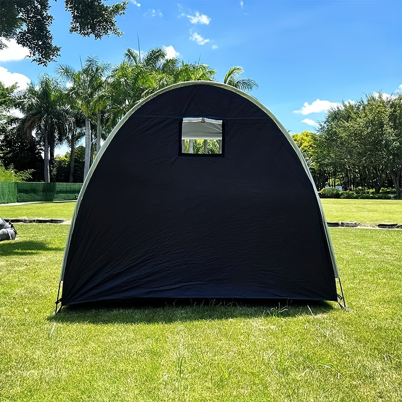 MAIZOA Tente de vélo pliable, support extérieur en alliage d'aluminium,  abri de rangement portable, tissu imperméable épais, housse de vélo soignée  (L-noir) : : Sports et Plein air