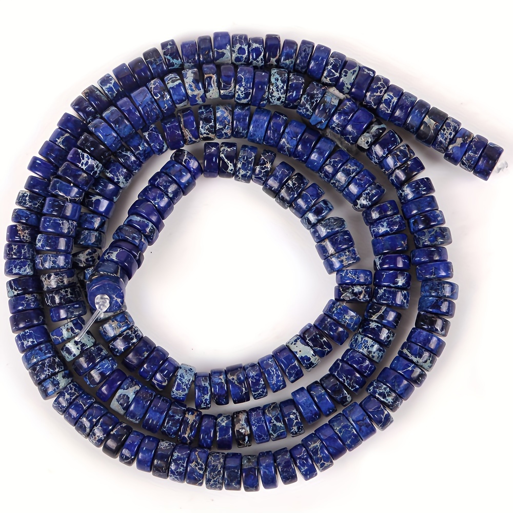 Natural Stone Flat Round Colorful Jaspers Loose Beads For - Temu