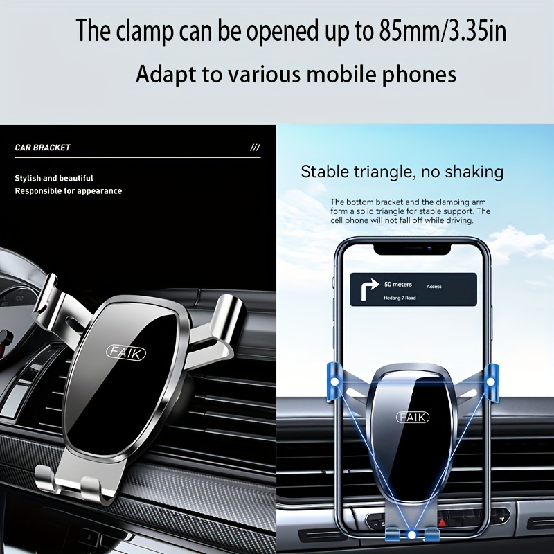 Car Phone Holder Air Outlet Gravity Sensing Car Navigation Holder