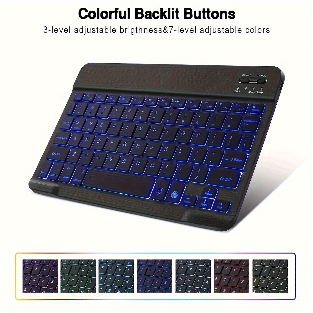 Compatible Bluetooth Keyboard For Smartphone Tablet Wireless Keyboard