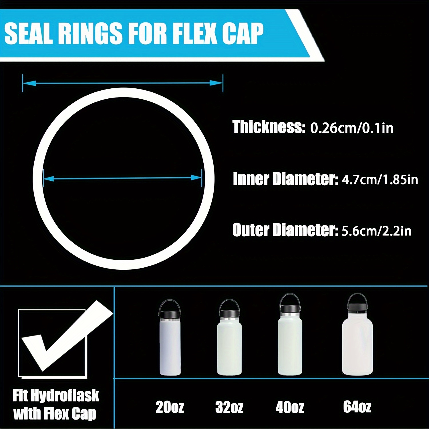 Replacement Cup Gasket For & Cup, Silicone Lid Replacement Seal Ring, Cuo  Accessories - Temu