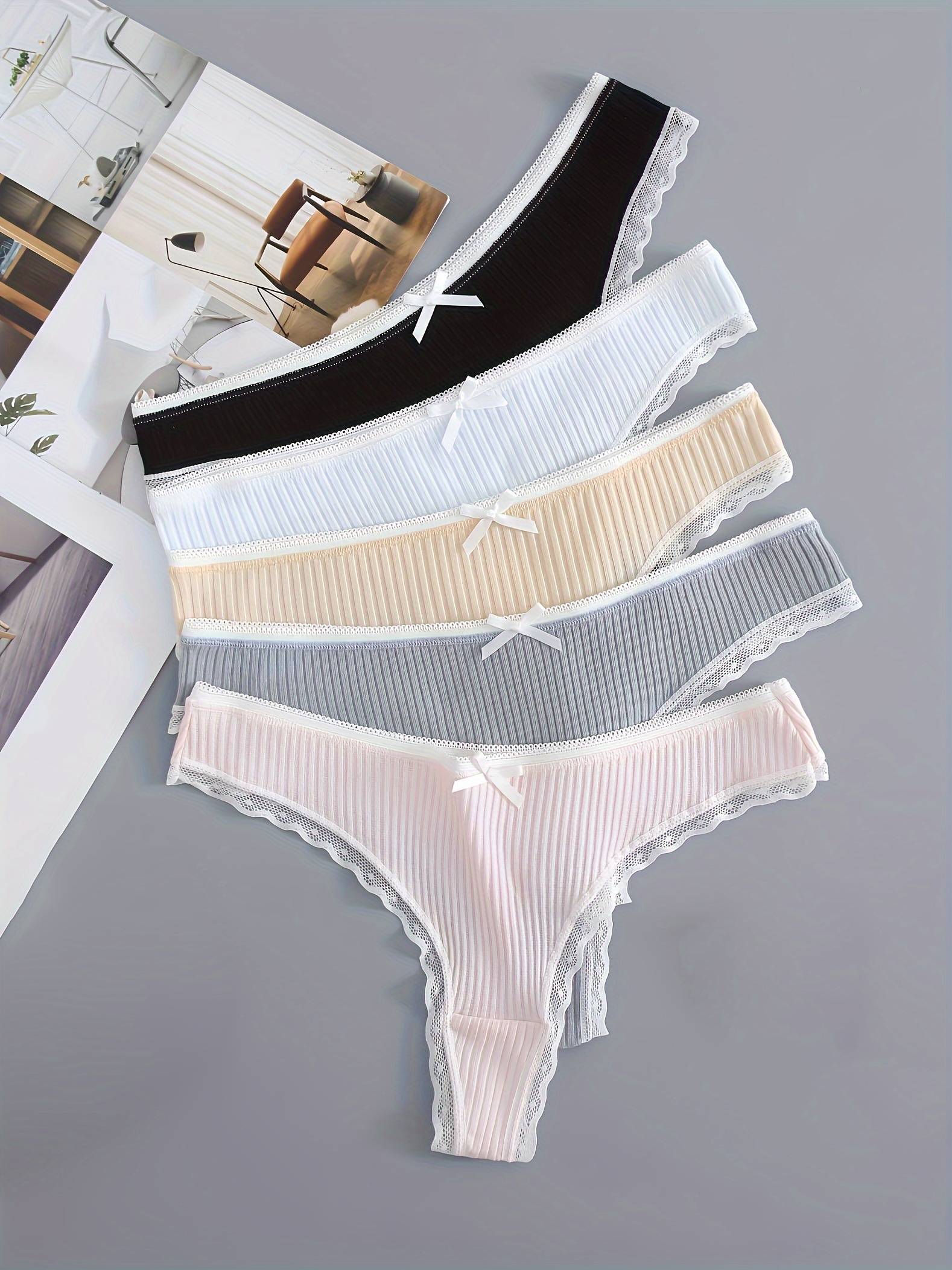Women's Cotton Comfortable Underwear Sexy Print - Temu Canada