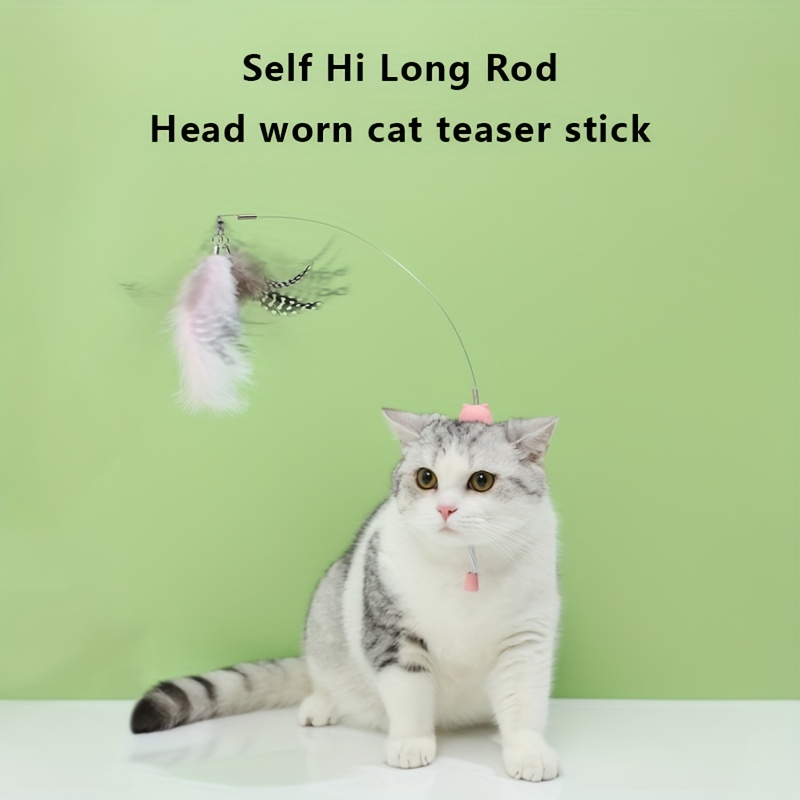 Double headed Suction Cup Cat Feather Wand Toy The Purr fect - Temu