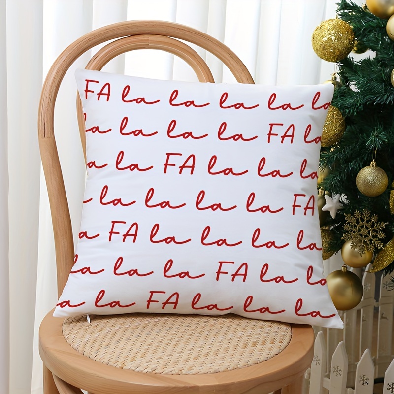 Falalalala pillow cheap