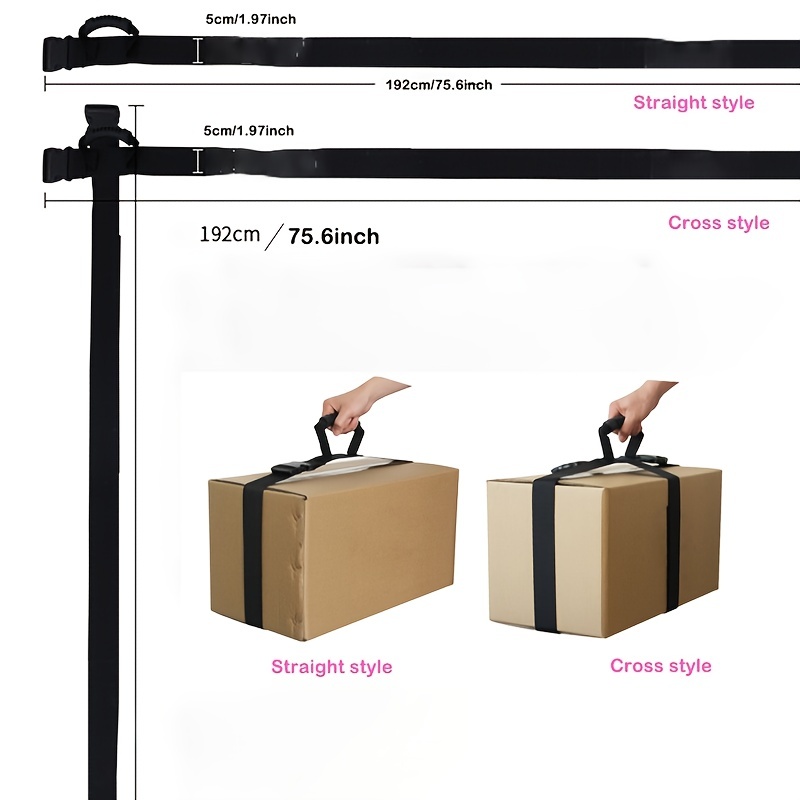 Heavy Duty Box Carrying Strap Handle Securely Lift Carry - Temu Canada