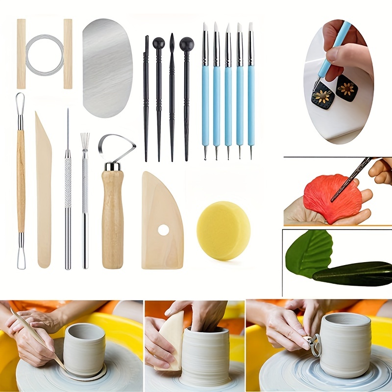 Clay Tool Kits For Pottery Modeling And Engraving Ceramic - Temu