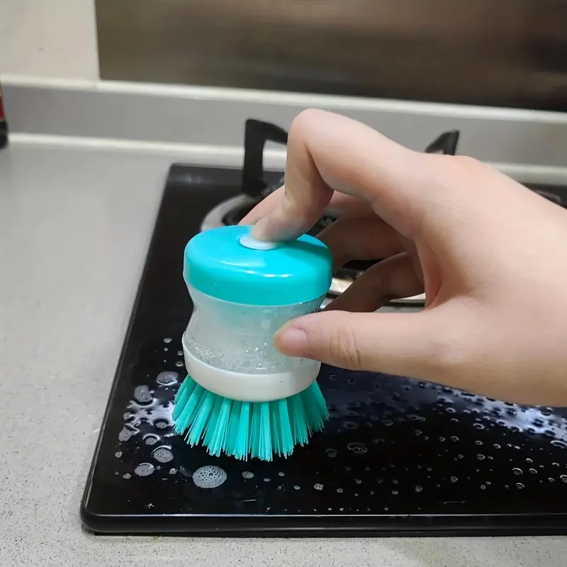 Automatic Liquid Shoe Cleaner, Push Type Multifunctional Cleaning Brush -  Temu