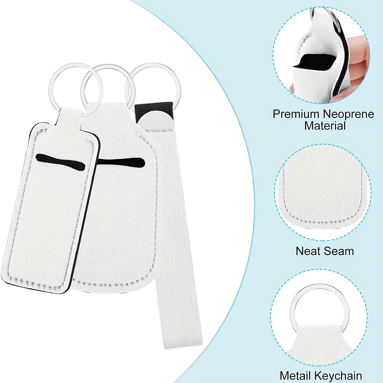 How to Sublimate Neoprene Hand Sanitizer Keychains 