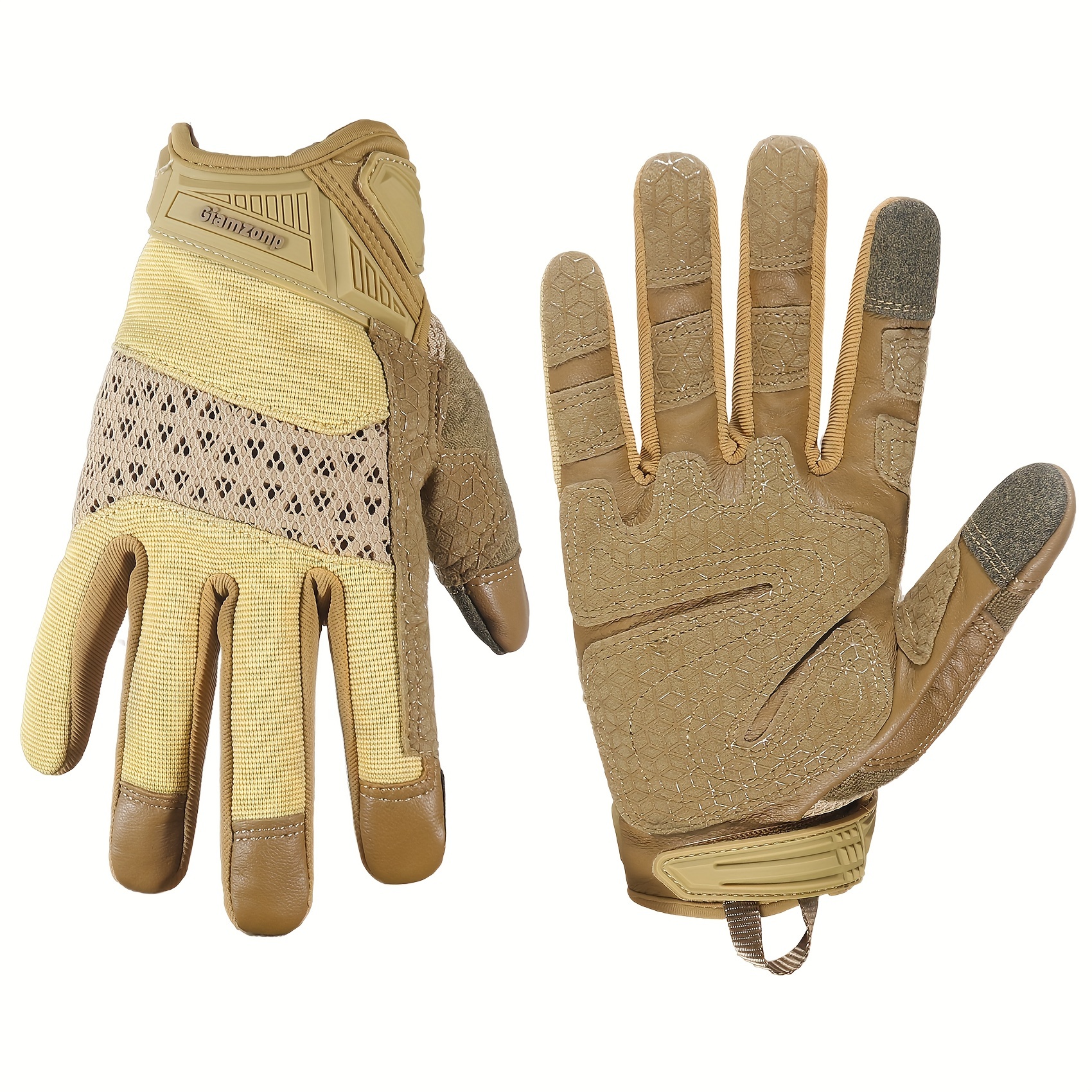 1 par de guantes tácticos de medio dedo guantes militares - Temu
