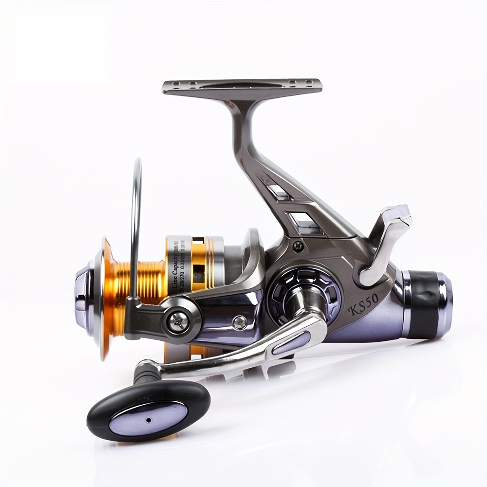 SportsInn MK1000 Purple Fishing Reels 5 BB 1 RB Spinning Reel Front Drag  Reel Gear Ratio 5.5 :1 Right or Left Handed Interchangeable, Lightweight