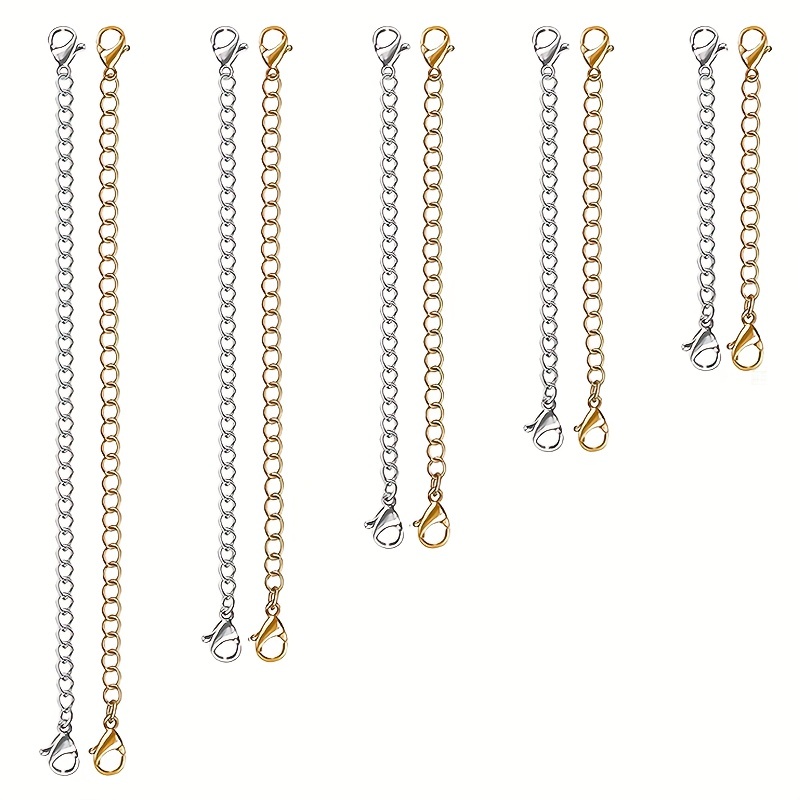 Chain Extenders for Necklaces Jewelry Extenders Stainless Steel