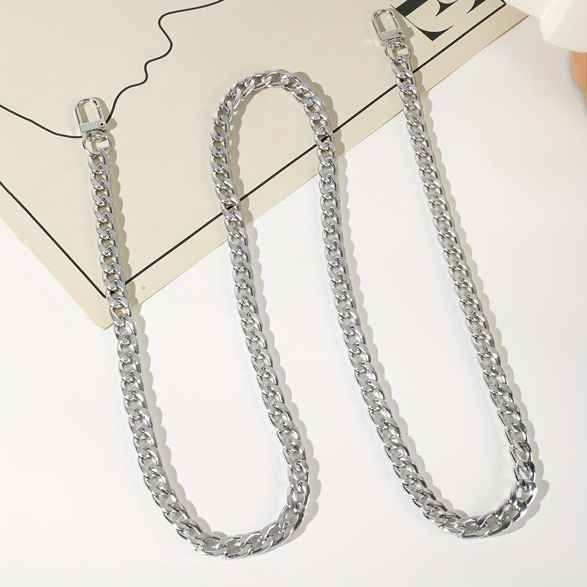 Simple Women's Bag Accessories Chain With Metal Buckles Iron - Temu