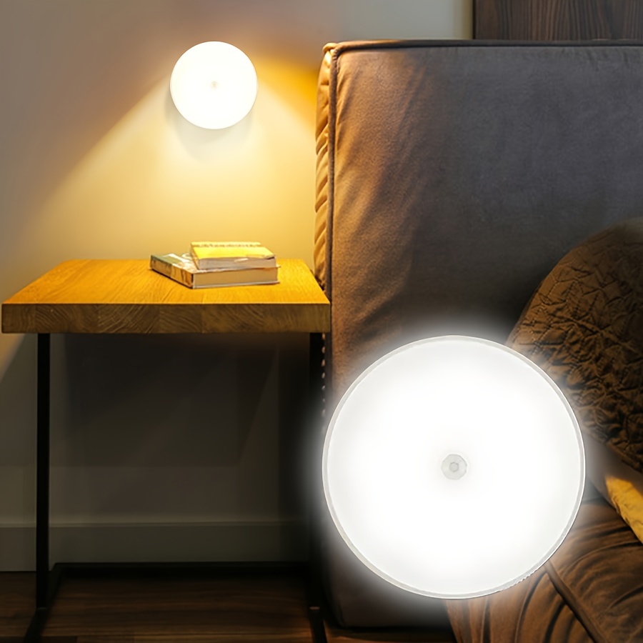 Lampe LED avec détecteur de mouvement - LED de nuit LED - Sans fil -  Rechargeable par