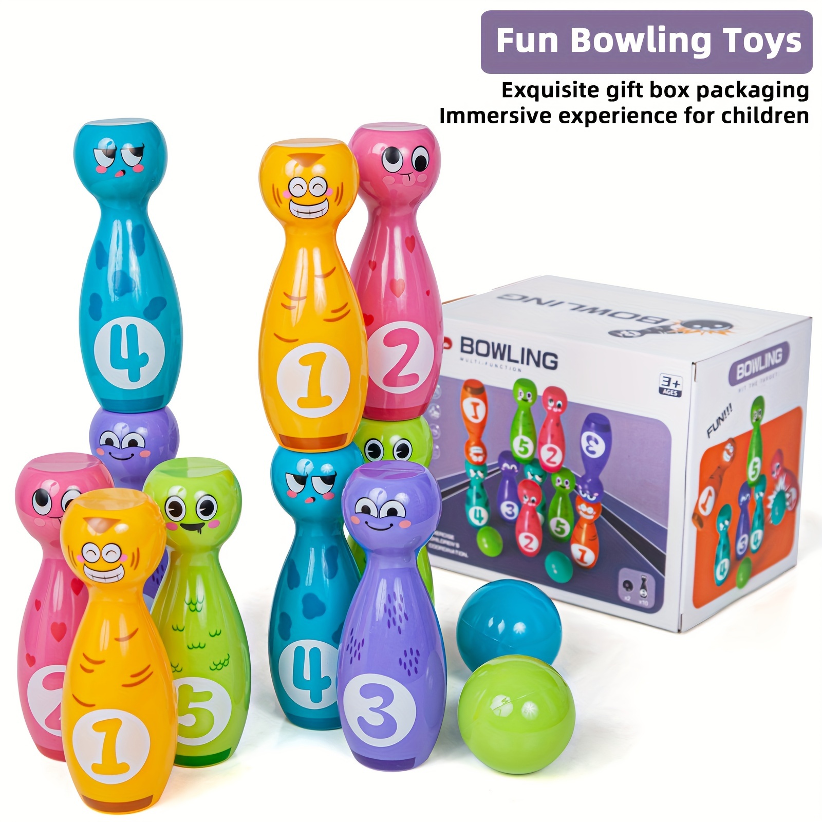 Tabletop Mini Bowling Game Set,funny White Elephant Gifts For