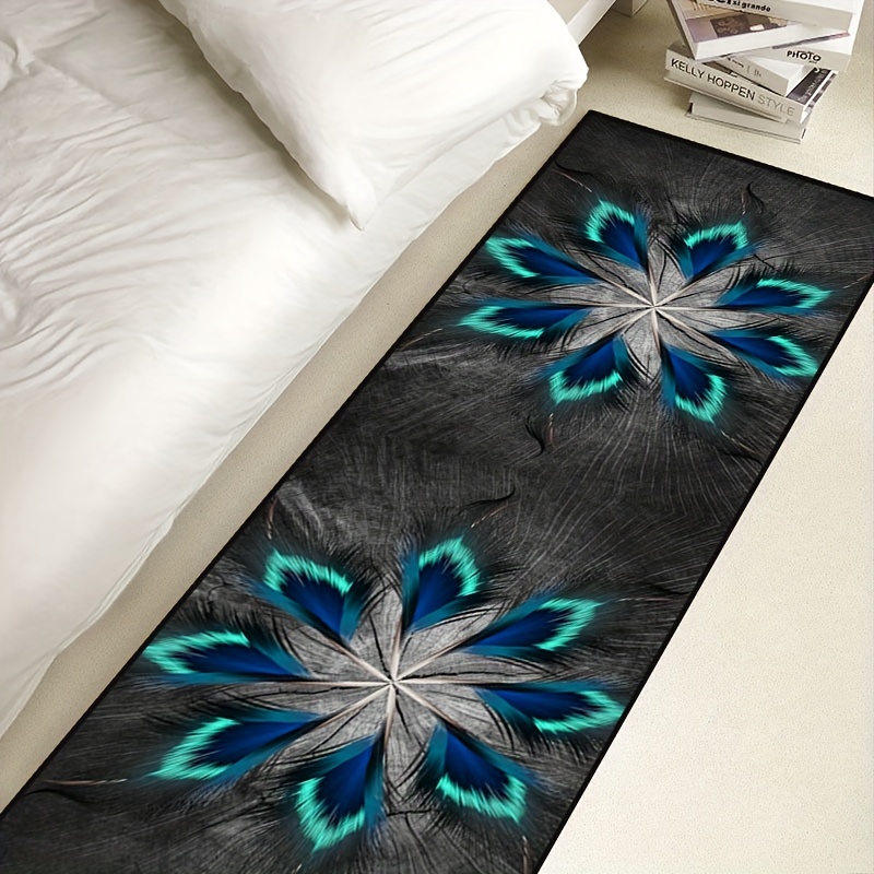  bailongma Druckteppich für Schlafzimmer Wohnzimmer Racing  Flanell Teppiche für Küche Fußmatten Home Decor Anti-Rutsch Boden Teppich  C864 120X180CM
